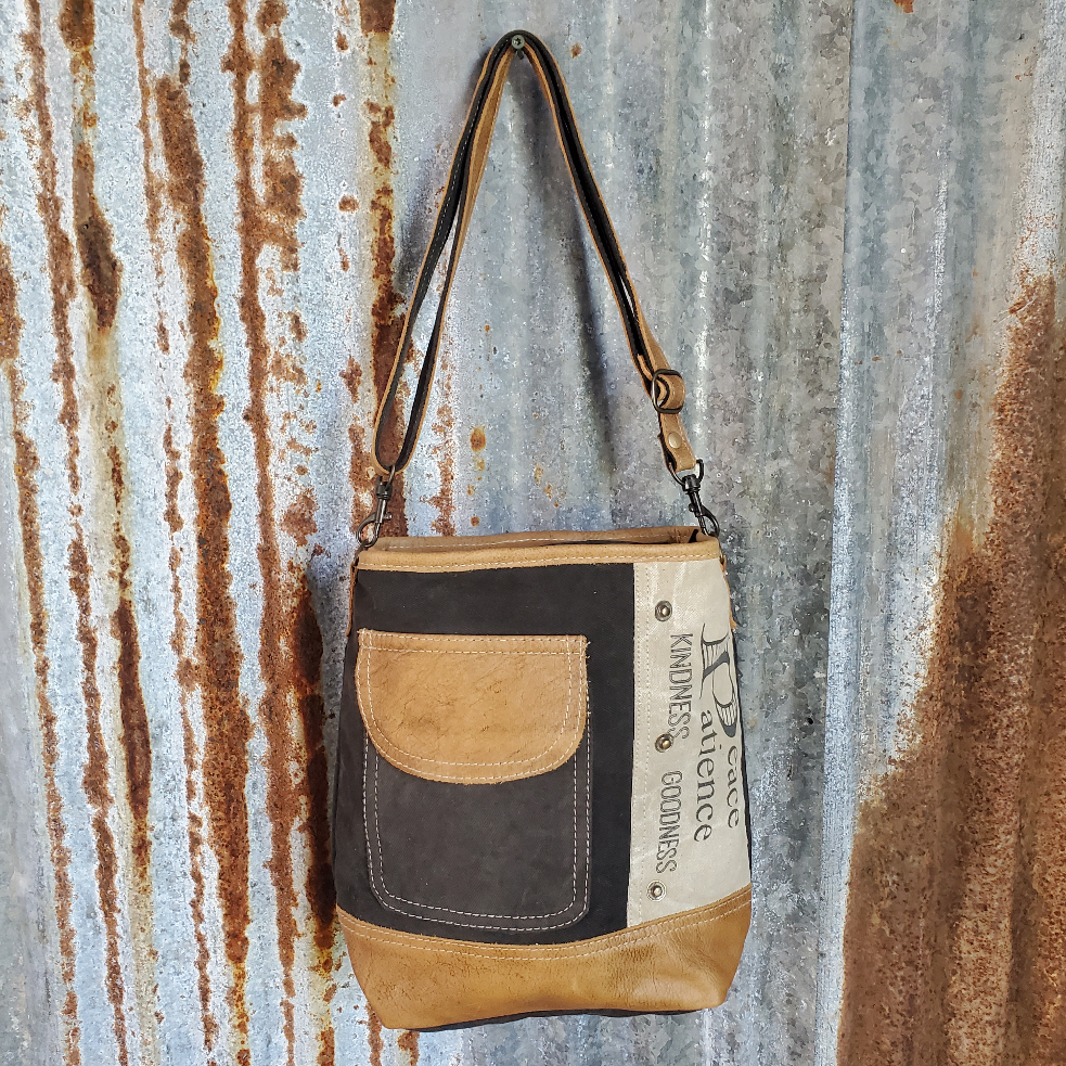 Peace & Patience Cross Body Front
