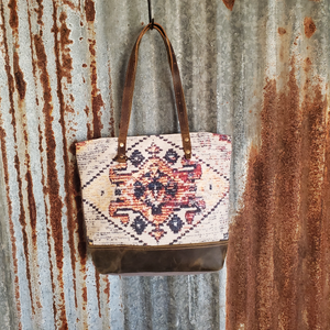 Mauve Canvas Street Dancer Tote Front