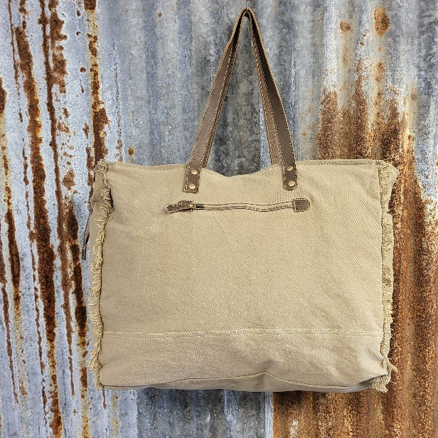 Pink BOHO Weekender Back