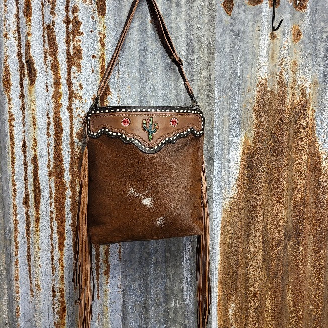 Desert Cactus Crossbody Front