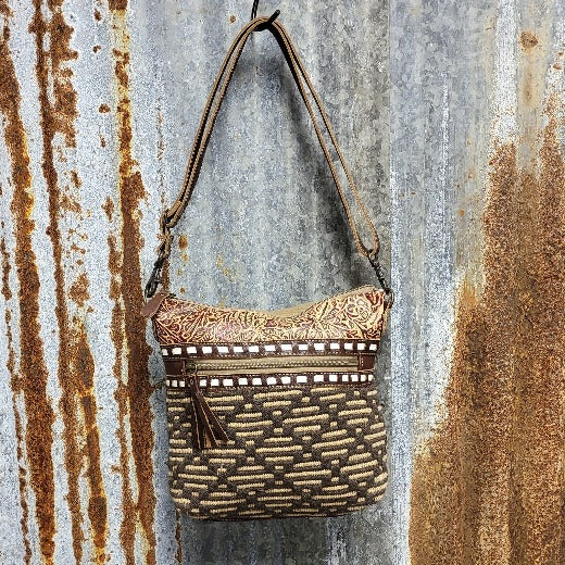 Knoll Laredo Leather Crossbody Front