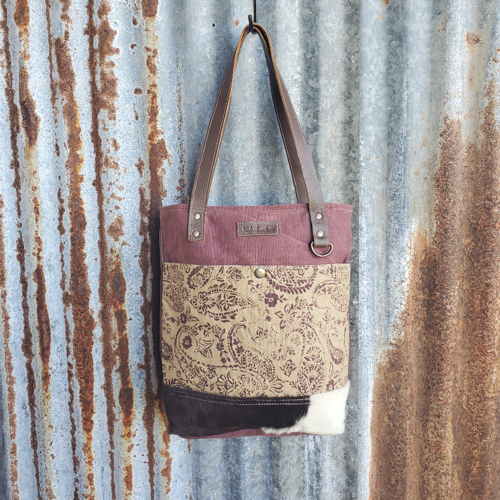 Kree Kaa Cowhide Tote Front