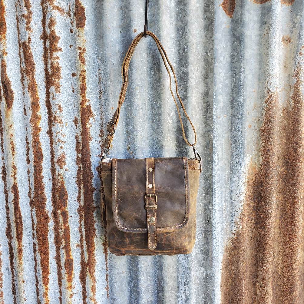 Brown Beauty Crossbody Front