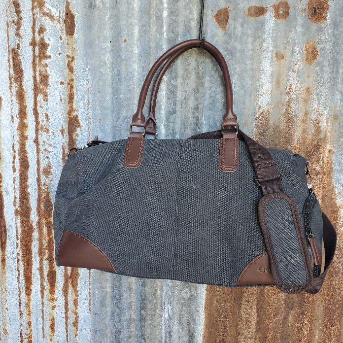 Black Duffel Bag Front