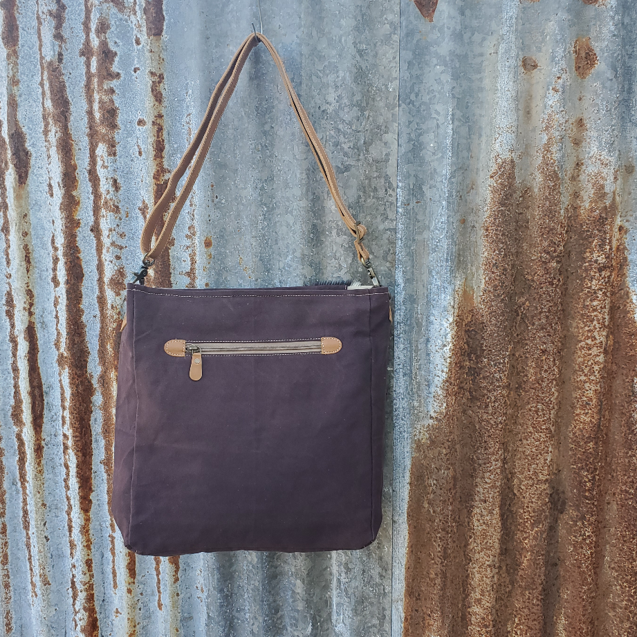 Comely Cowhide Crossbody Back