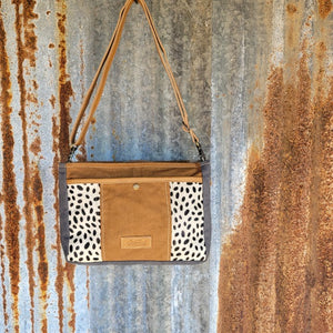 Conceal Cheetah Print Crossbody Front