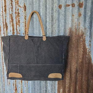 Hand Made Cowhide Weekender Back