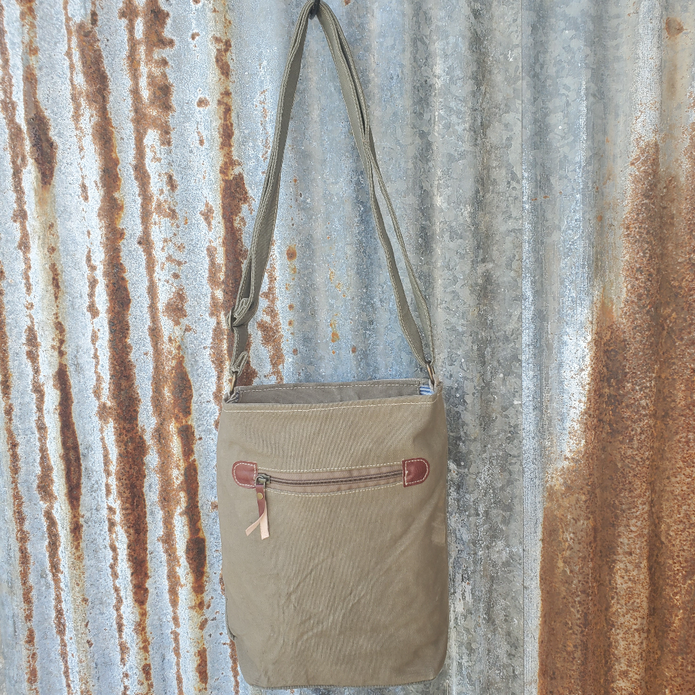 Coffee Print Crossbody Back