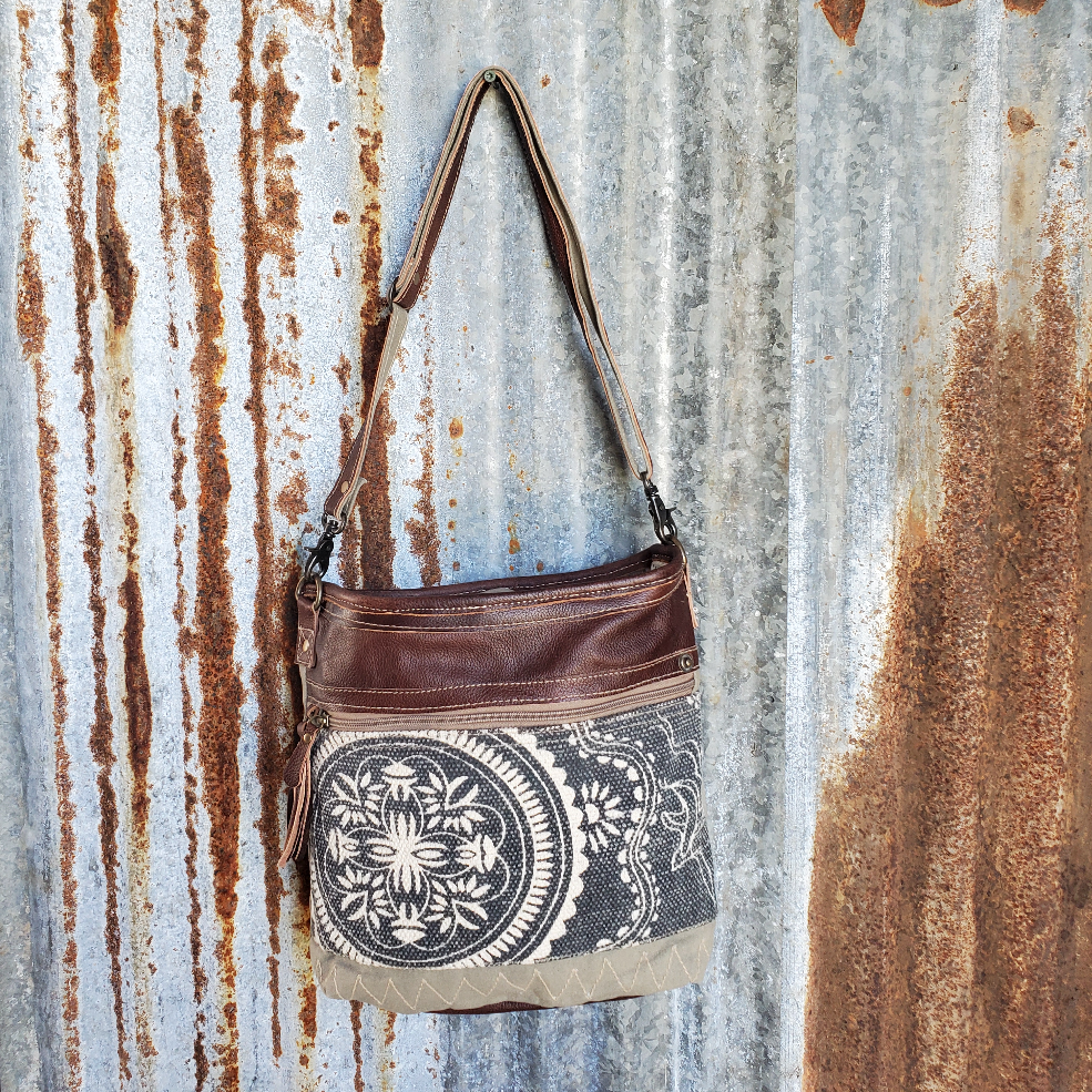 Vogue and Leather Cross Body Front