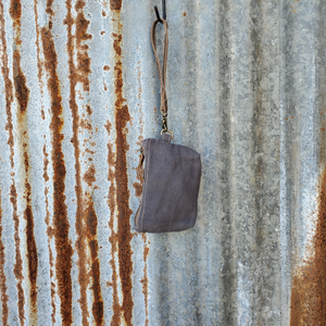 White Deer Wristlet Back