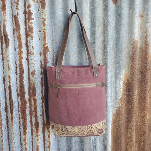 Kree Kaa Cowhide Tote Back